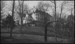 The former Tate Springs Resort Hotel circa 1940