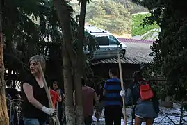 Inside of Tbilisi Zoo after the flood