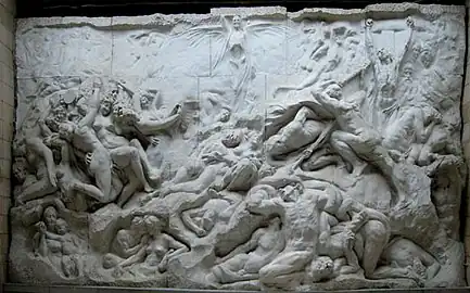 Detail of the relief made by Jef Lambeaux showcased in the Temple of Human Passions