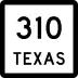 State Highway 310 marker