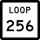 State Highway Loop 256 marker