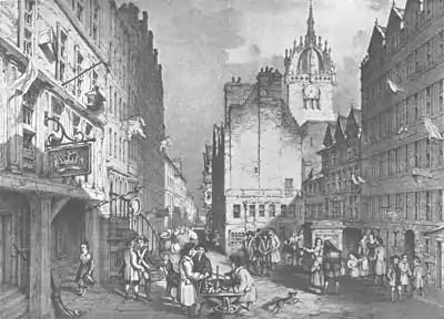 High Street, Edinburgh in the 18th century