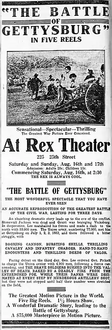 The Battle of Gettysburg (1913)