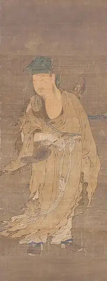 The Daoist Immortal Lü Dongbin, a painting from the Ming dynasty