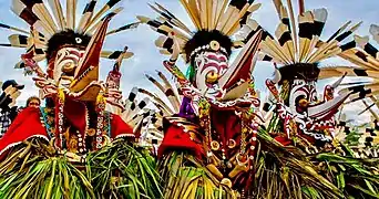 Hudoq, traditional dance from Kalimantan, Indonesia