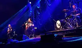 L-R: Michael McKeegan, Andy Cairns and Neil Cooper at Beautiful Days Festival 2017