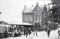 Market and customs house, Porsgrunn, c. 1891-1910