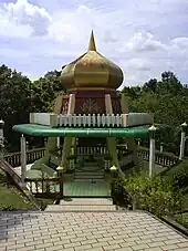 Tomb of Sharif Ali, also known as Barkat Ali, the third Sultan of Brunei, who ruled 1426–1432