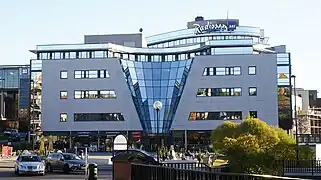 Radisson Blu hotel in the Nydalen neighborhood in Oslo, Norway