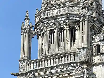 Detail of the north tower lantern