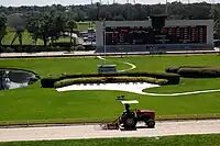 Track being groomed between races