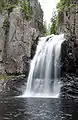 Trollfoss in Larvik, the tallest waterfall in Vestfold.