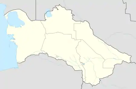 Hazar is located in Turkmenistan