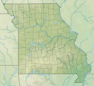 Location of Truman Reservoir in Missouri, USA.