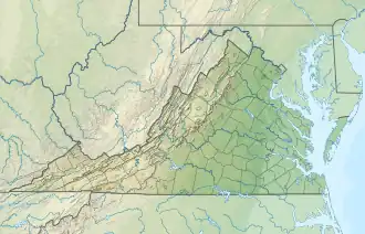 Map of Banister River mouth location