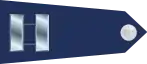 Captain shoulder strap rank insignia for the United States Air Force.