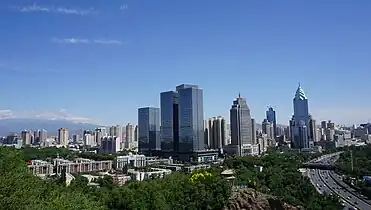 Urumqi skyline