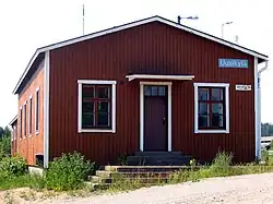 The second station building, constructed in 1940