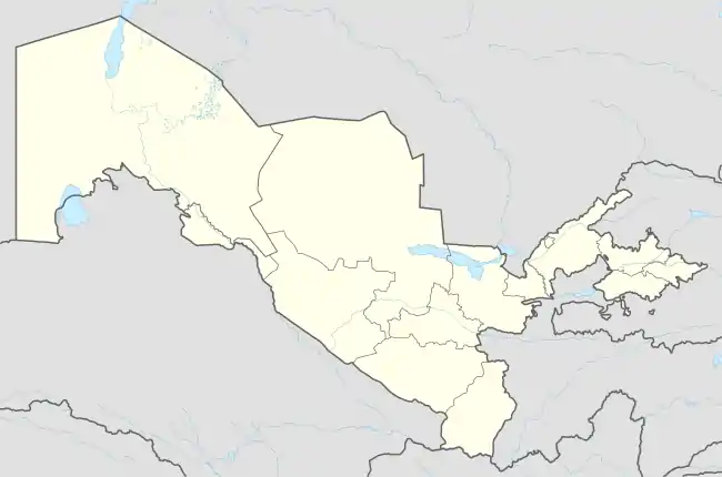 Ishtixon is located in Uzbekistan