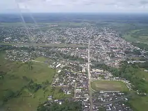 Aerial view of Puerto Asis