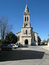 The church in Vagnas