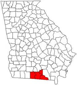 Map of Valdosta MSA