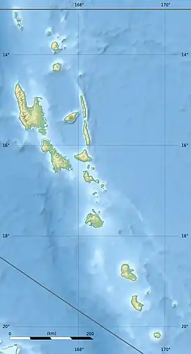 WLH is located in Vanuatu