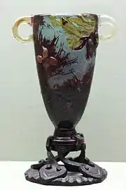 Canthare vase, with design by Victor Prouvé (1896)