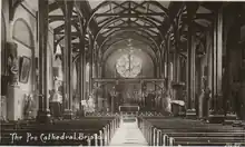 Postcard, ProCathedral interior, undated (probably early 20th cent.)