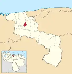 Location in Aragua