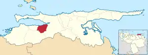 Location in Sucre