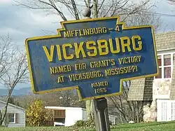 Official logo of Vicksburg, Union County, Pennsylvania