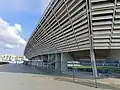 View on the Lagator Stadium from the outside