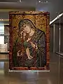 Mosaic icon of the Virgin of Tenderness, with the eponym "Episkepisis"("The Visitation"). From Triglia in Asia Minor, Church of Saint Basil (late 13th century)