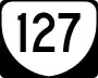 State Route 127 marker