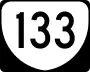 State Route 133 marker