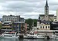 Libertad Walk & Valdivia cathedral