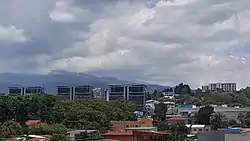 Mountains seen from Curridabat.