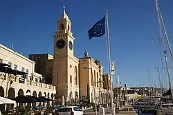 Former Victualling Yard bakery building (1844), which now houses the Malta Maritime Museum.