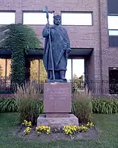 Statue in Toronto erected by Ukrainians in Canada in 1988 to celebrate the establishment of Christianity in Ukraine by St. Volodymyr in 988