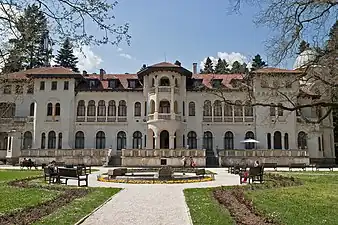 The building of the New Palace in Vrana Palace, Sofia