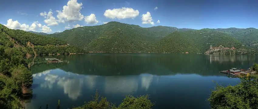 Vacha Dam in the Rhodopes