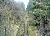 The Feldhütte cutting between Althengstett and Calw