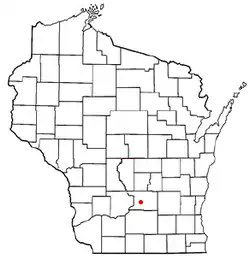 Location of Dekorra, Wisconsin