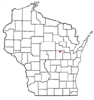 Location of Dupont, Wisconsin