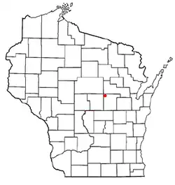 Location of Harrison, Wisconsin