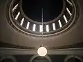 Garlands motif at base of WV Capitol dome with chandalier