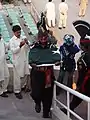 A Pakistani Ranger during the Wagah-Attari border ceremony.