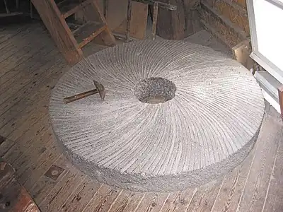 Millstone in Walderveen, Gelderland, Netherlands