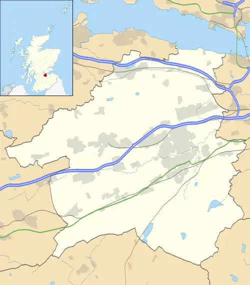 Seafield is located in West Lothian